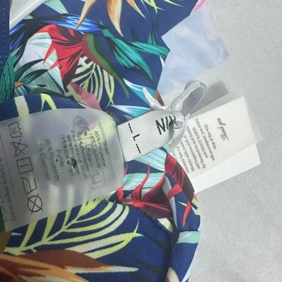 NWT Grace Karin One Piece tropical floral print Swimsuit size large - Picture 13 of 13